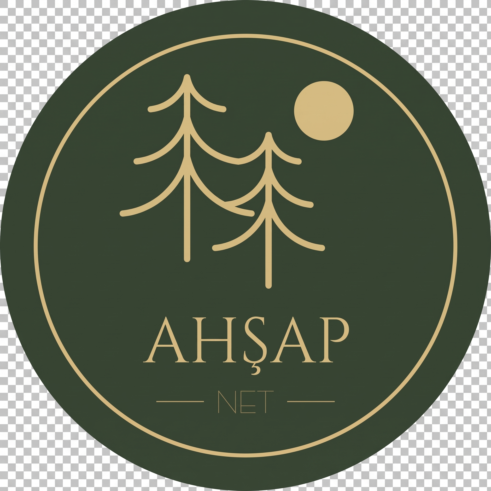 ahşapnet logo amblemi